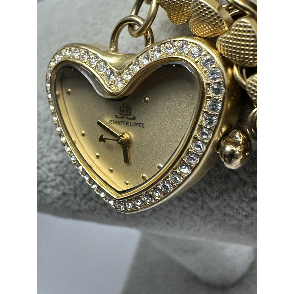 Jennifer Lopez JL/2288 New Battery Ladies Charm Watch 28MM 8" Heart Shaped J92 - Picture 4 of 6